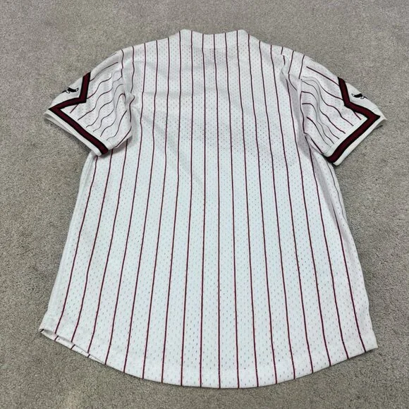 Mitchell & Ness Jersey Red White Chicago Men's Size Small - Picture 9 of 11